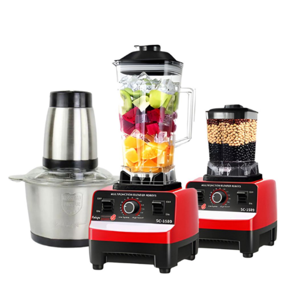طقم خلاط ومفرمة اللحم من جولدن كريست/Golden Crest Meat Grinder and Blender Set