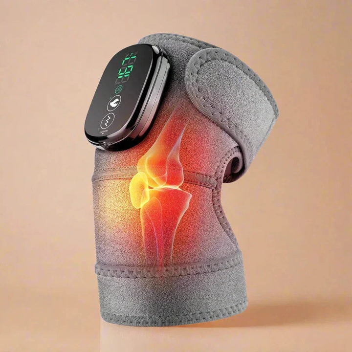 مدلك الركبة مع التسخين وقابل لإعادة الشحن